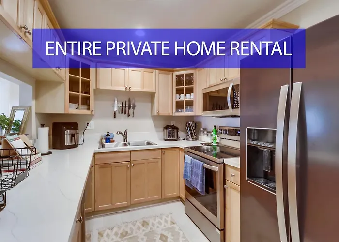 Entire Private 3-Br Family Home Free Pool, Tub And Parking, Available Now